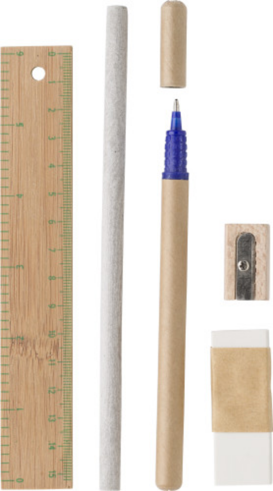 Eco-Friendly Stationery Set in Cotton Pouch - Huntly