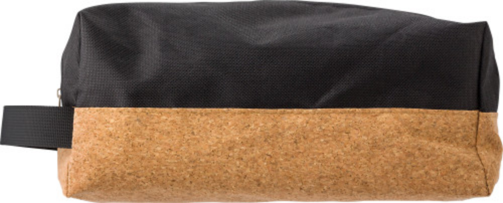Polyester and Cork Toiletry Bag - Corsham