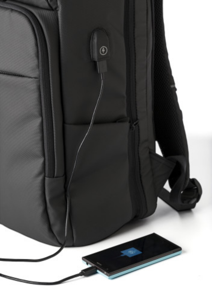 Zaino isolato in PU con porta USB e scomparto per laptop - Cesano Boscone