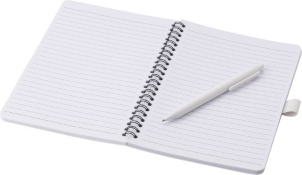 An antibacterial notebook that includes a pen - Appleby