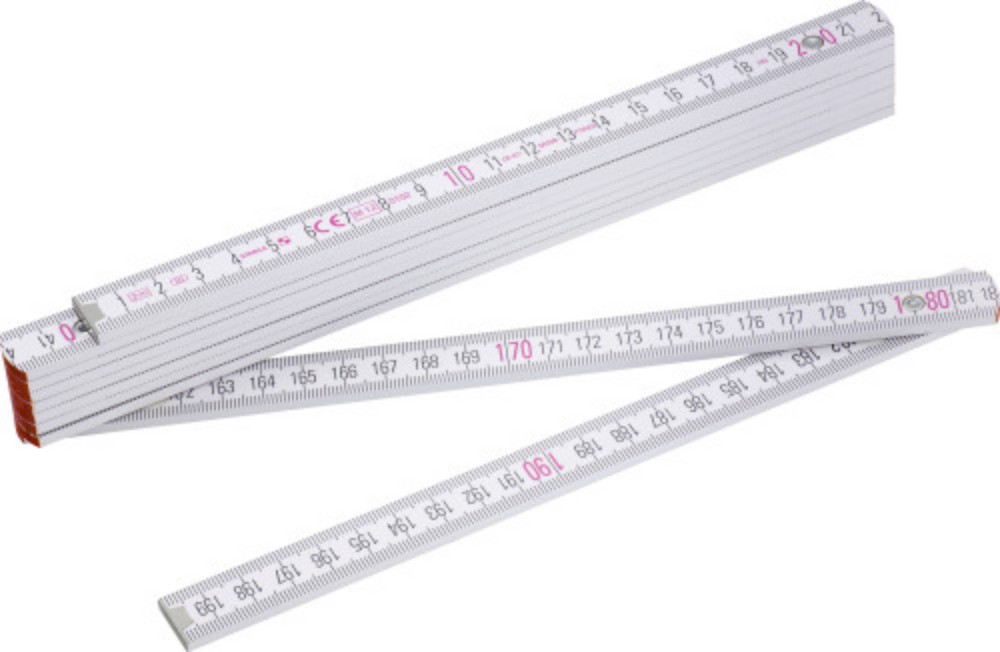 Stabila 2 Meter Folding Ruler with Angle Diagram - Diss