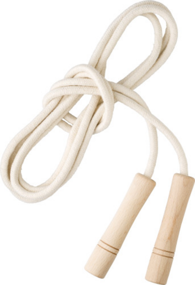Corda per saltare con manico in legno - Ronago
