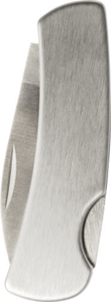 Coltello tascabile in acciaio inossidabile con blocco di sicurezza - Brembio