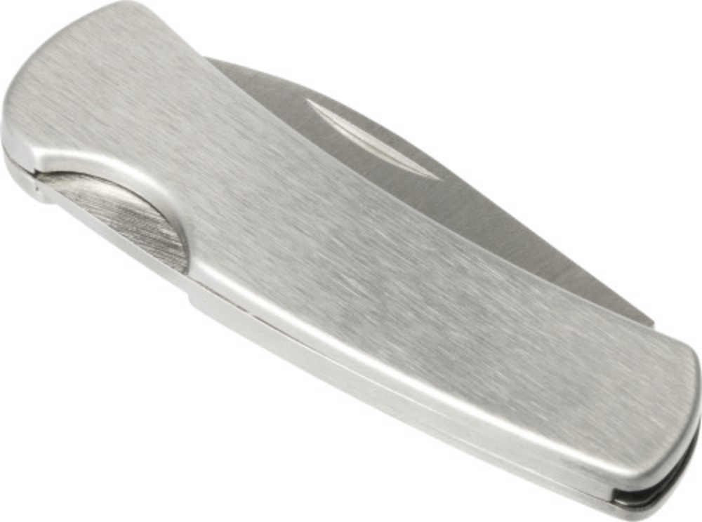 Coltello tascabile in acciaio inossidabile con blocco di sicurezza - Brembio