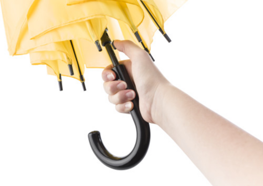 Paraguas automático de poliéster con marco de metal y mango de plástico - Terrinches