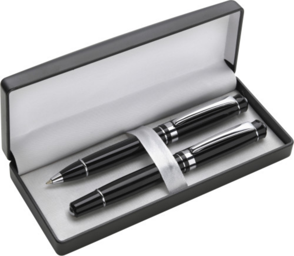 Aluminium Pen and Rollerball Set - Donington on the Wolds