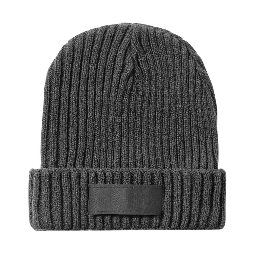 Chapeau en acrylique tricoté côtelé - Le Petit-Bornand-les-Glières