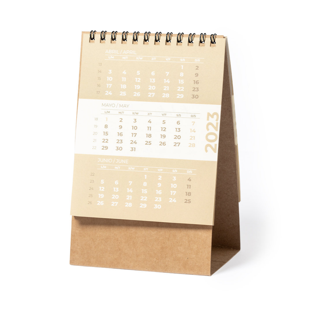 Calendario da Tavolo in Cartone Riciclato Linea Natura - Laveno-Mombello