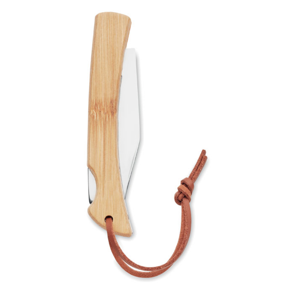 Couteau pliable en bambou