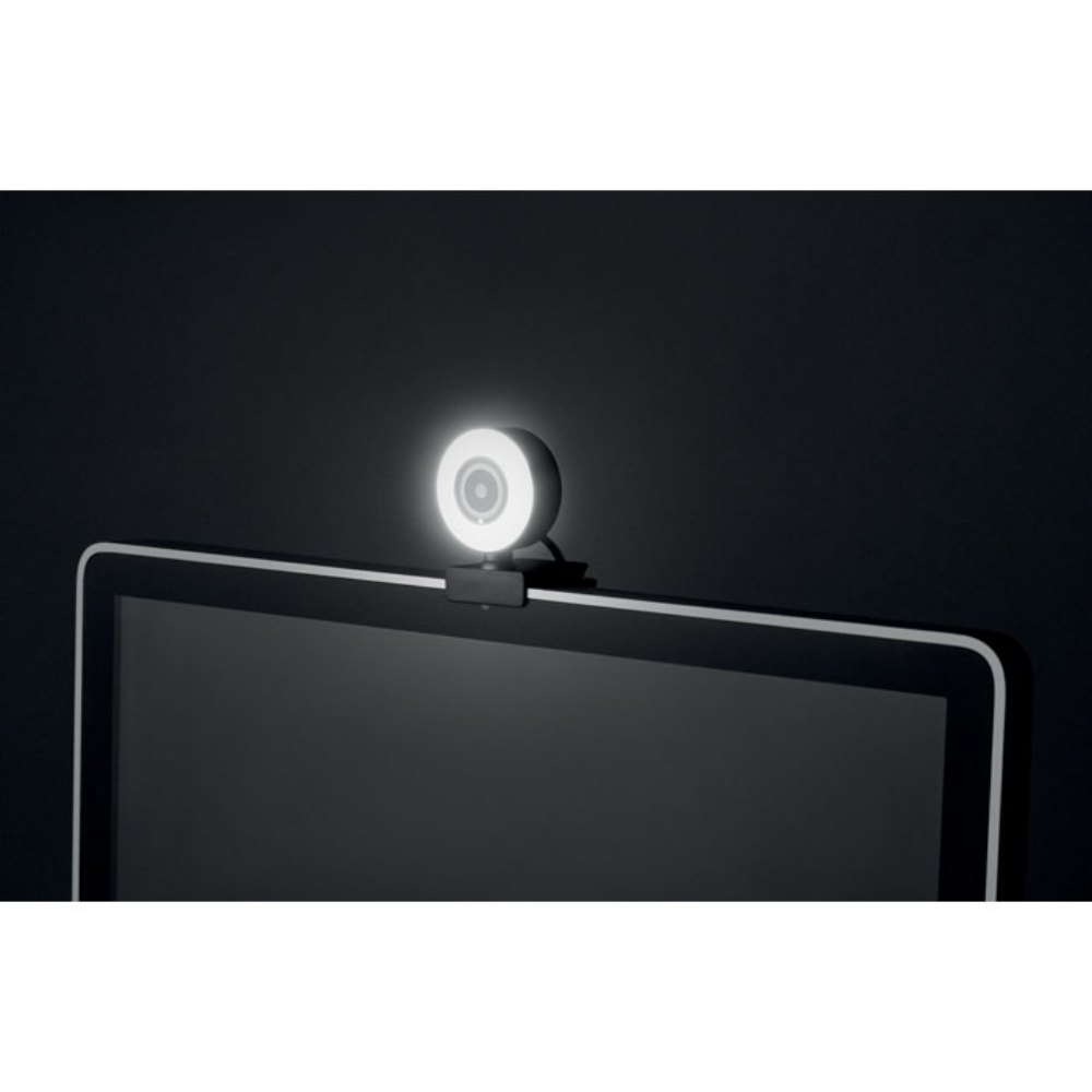 Webcam HD con microfono incorporato e luce ad anello regolabile - Erbusco