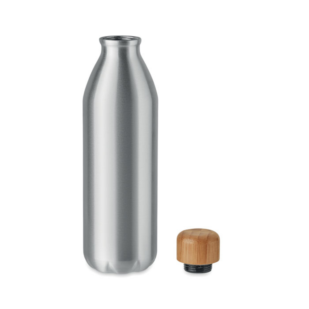 Botella de Agua de Aluminio de Bambú - Arén