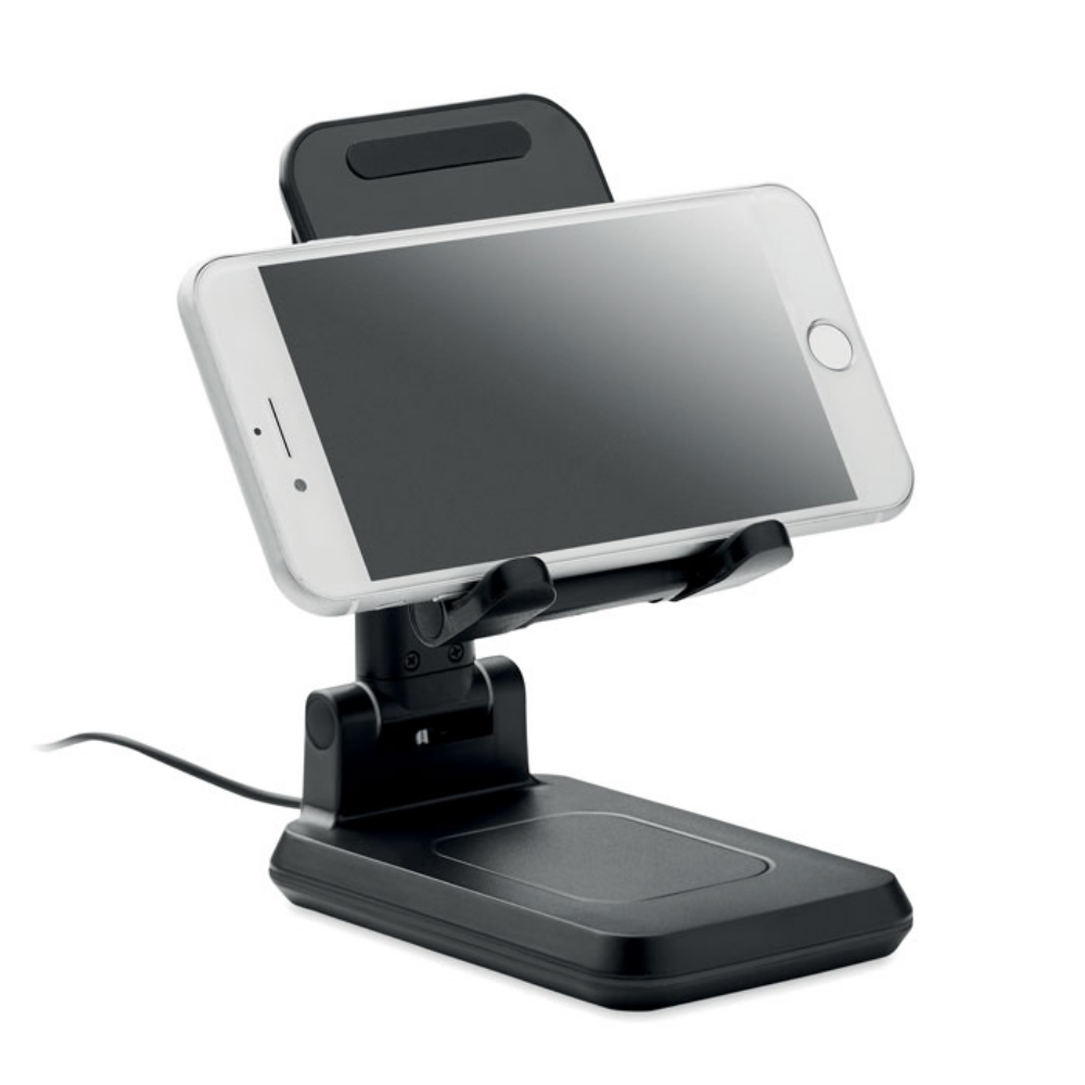 15W ABS Wireless Charger with Extendable Foldable Smartphone Holder and Stand - Brighton and Hove