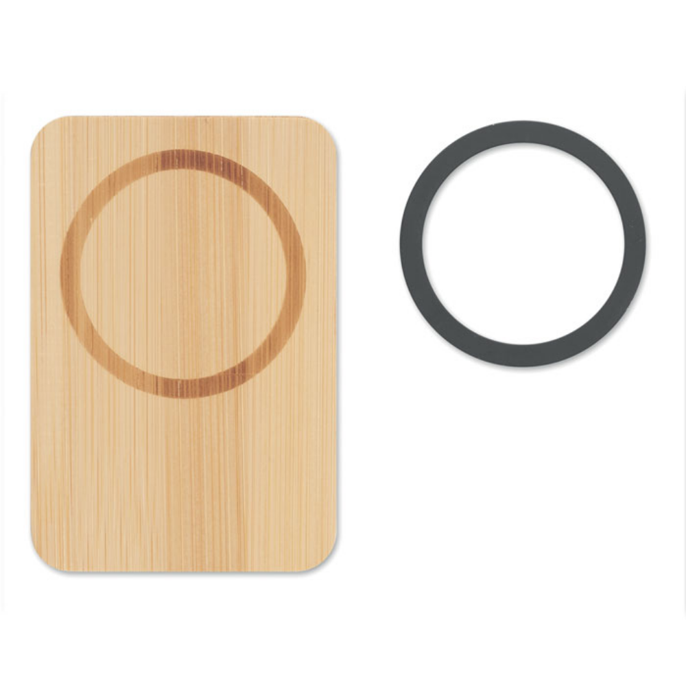Bamboo Wireless Charger and Power Bank - Plymouth