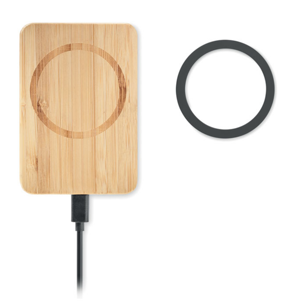 Magnetic Bamboo Wireless Car Charger - Winchcombe