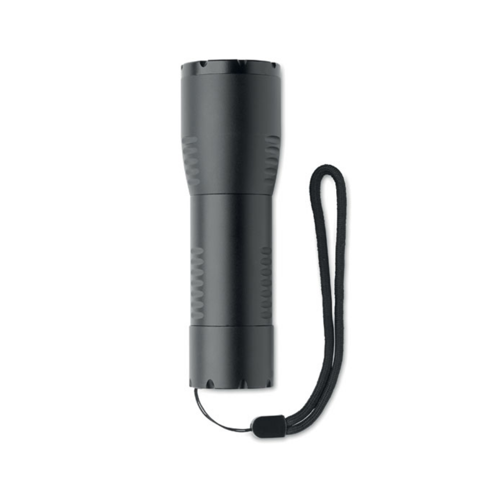 Aluminium Zoomable LED Flashlight Torch with Detachable Strap - Fulwood