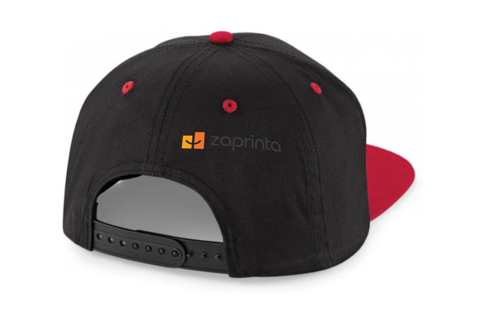 Cotton baseball cap with flat visor and snapback adjustment - Baxenden