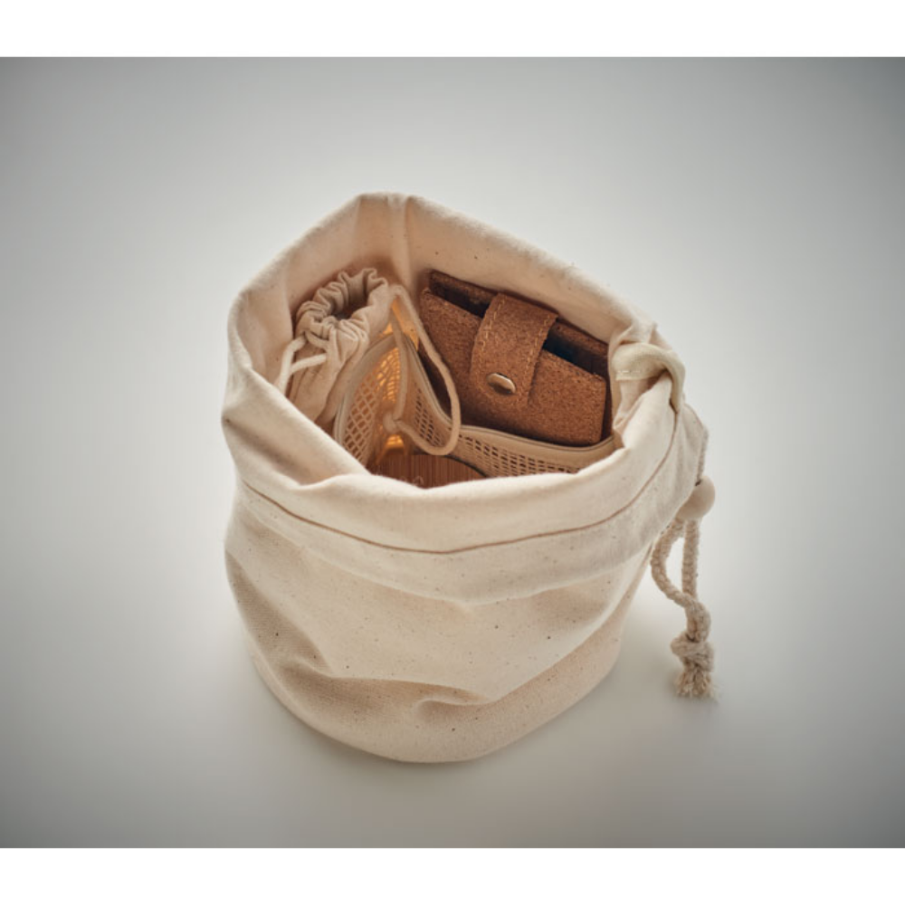 Organic Cotton Accessory Storage Bag - Padstow