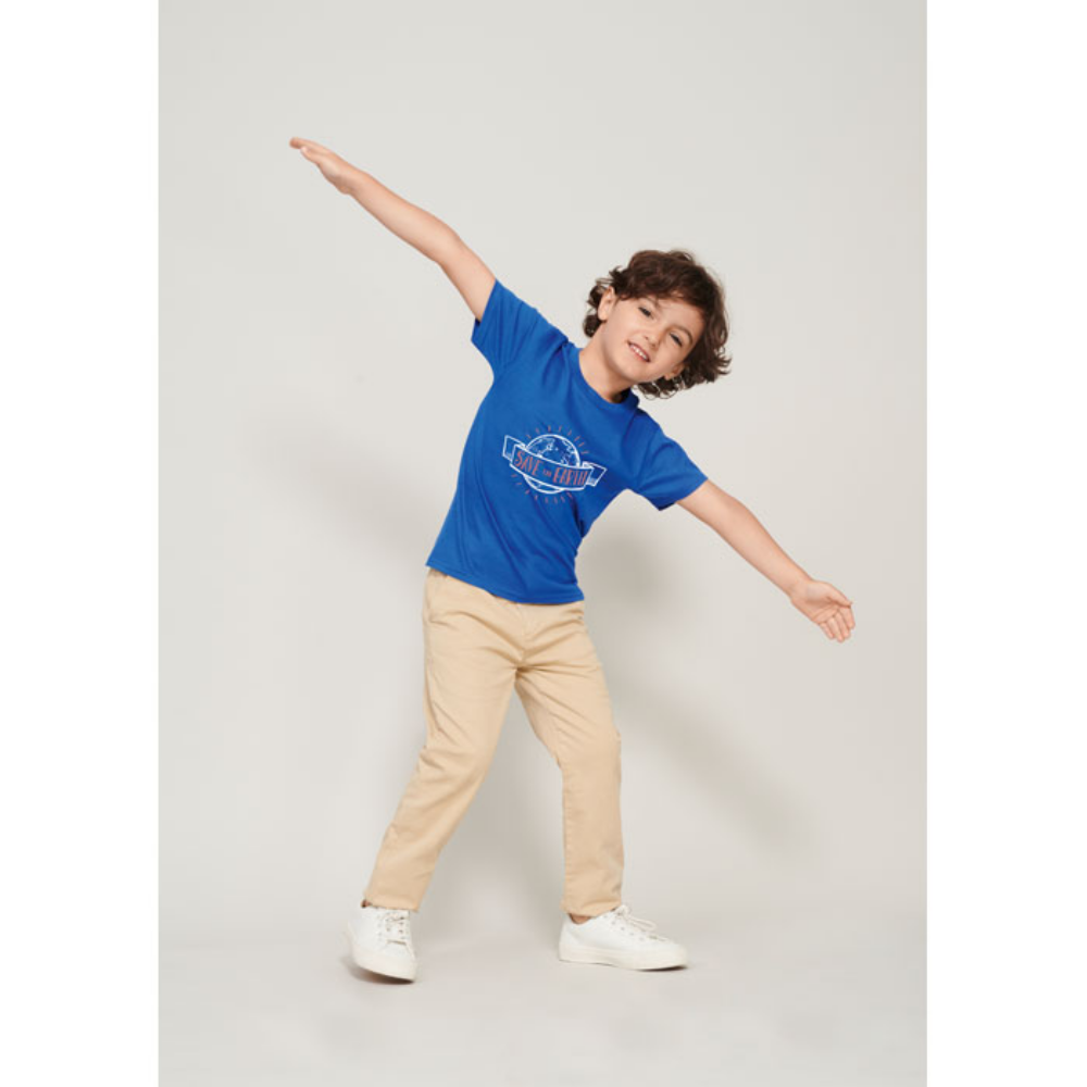 Kids' Round-Neck Fitted Jersey T-Shirt - Aston Cantlow
