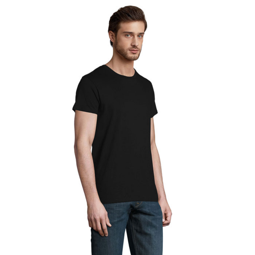 Camiseta de Jersey ajustada para hombres con cuello redondo - Narón
