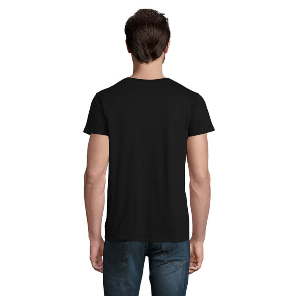 T-shirt da uomo in jersey aderente con girocollo - Calolziocorte