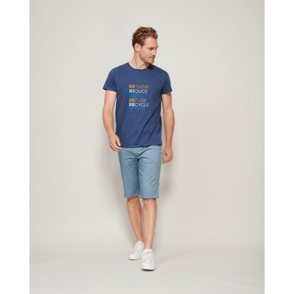 Men's Round-Neck Fitted Jersey T-Shirt - Romford