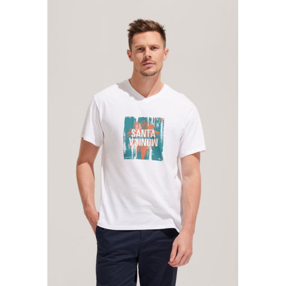 T-Shirt da Uomo con Scollo a V - Capoliveri