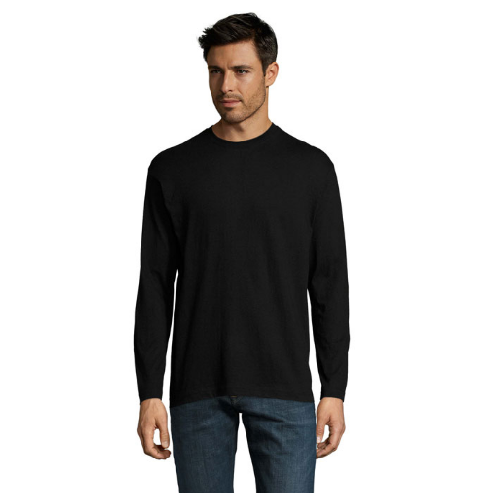 Men's Round Neck Long Sleeve T-Shirt - Littleton