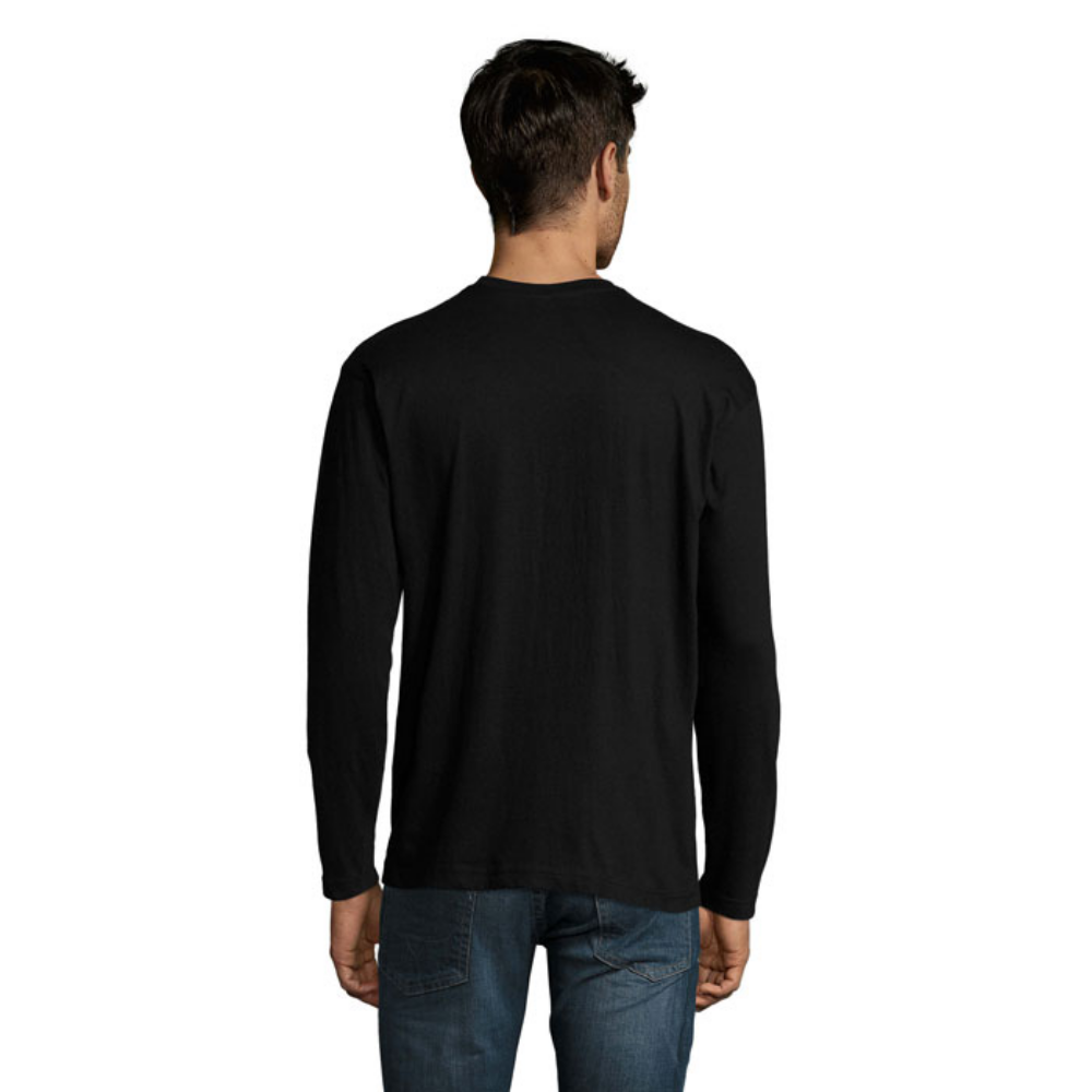 Camiseta de manga larga con cuello redondo para hombres - Ricla