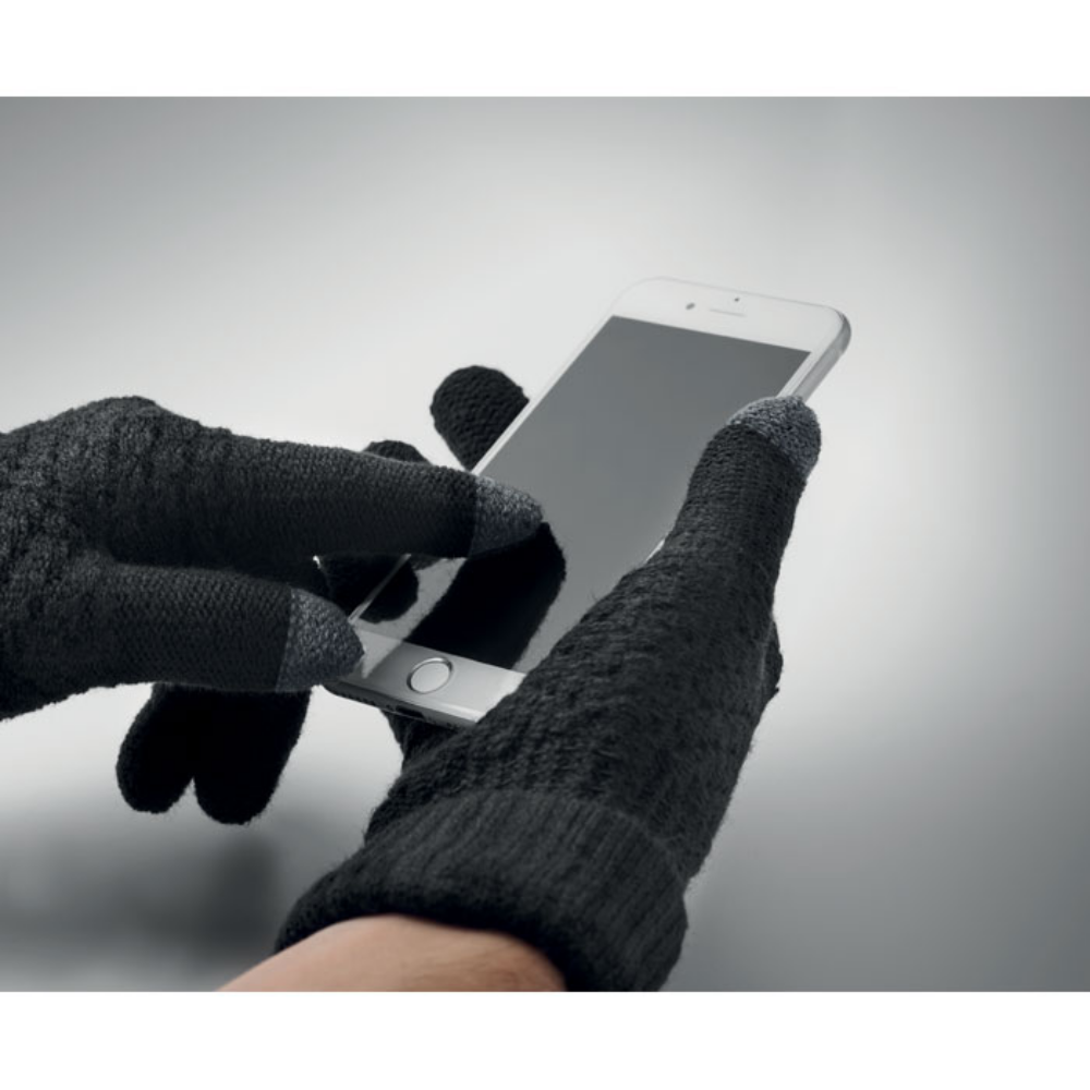 Touchscreen Compatible Gloves with RPET Label that can be used with Smartphones - Aughton (Merseyside)