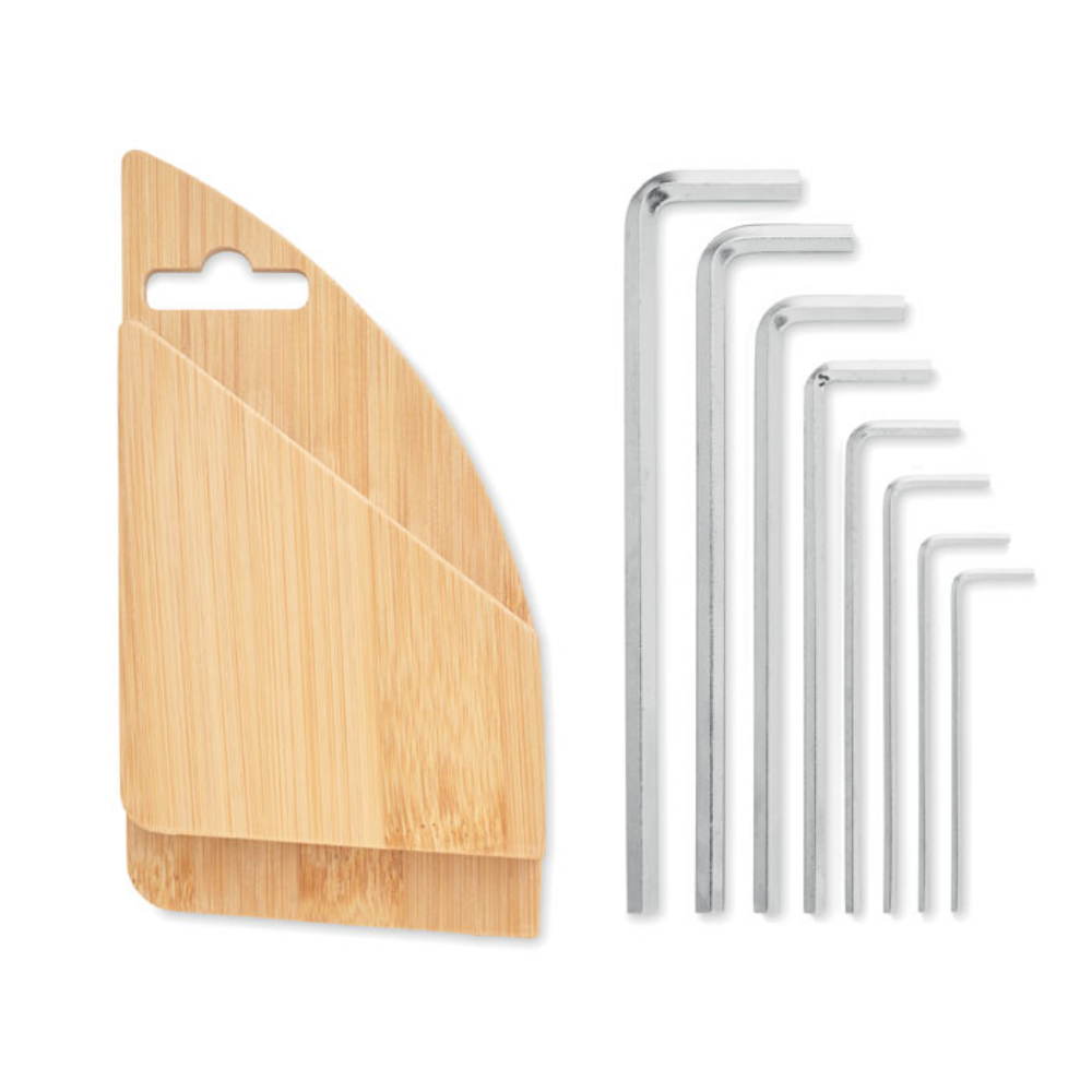 Set di chiavi esagonali in bambù - Pertica Bassa
