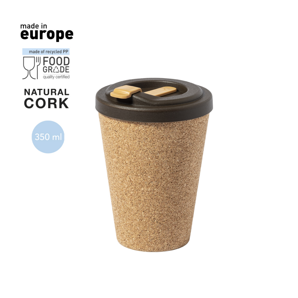 Double-walled thermos cup made of natural cork - Skelmersdale