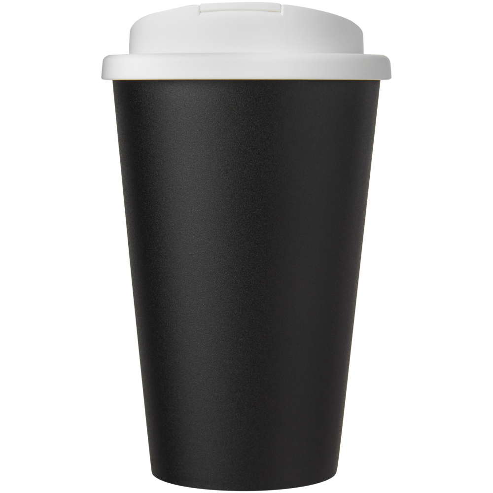 Double-Walled Recycled Plastic Tumbler with Spill-Proof Lid - Kirkdale