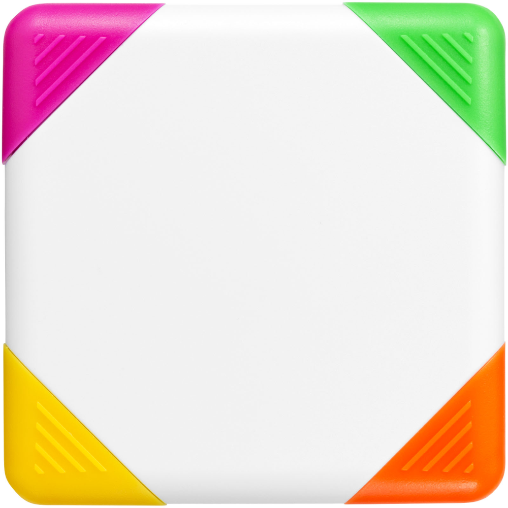 Evidenziatore Multicolore a Forma Quadrata - Ossona
