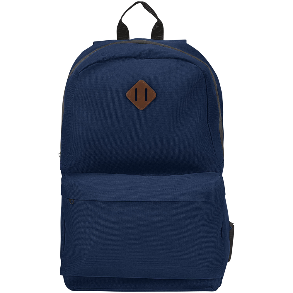 Adjustable Backpack with Laptop Sleeve and Front Zippered Pocket - Sunderland