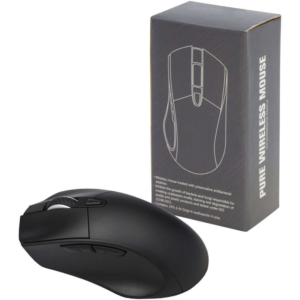 Mouse Ottico Wireless Antibatterico con DPI Regolabile - Curiglia con Monteviasco