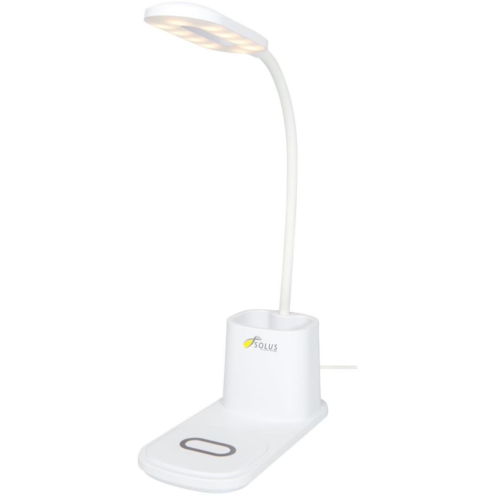 Adjustable Desk Lamp with Wireless Charger and Pencil Holder - Castle Combe