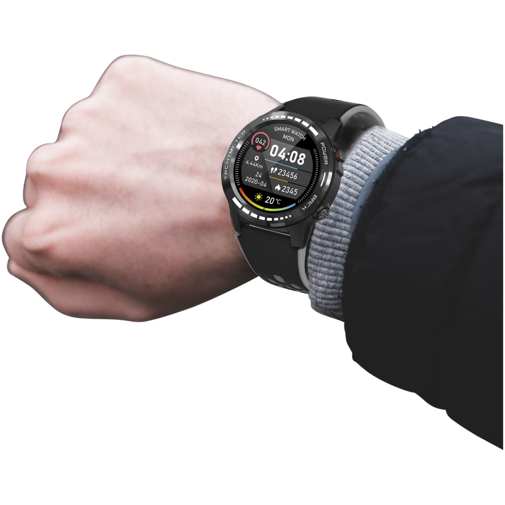 Smartwatch GPS con monitor per la frequenza cardiaca, tracciamento del sonno e assistente vocale Siri - Mello