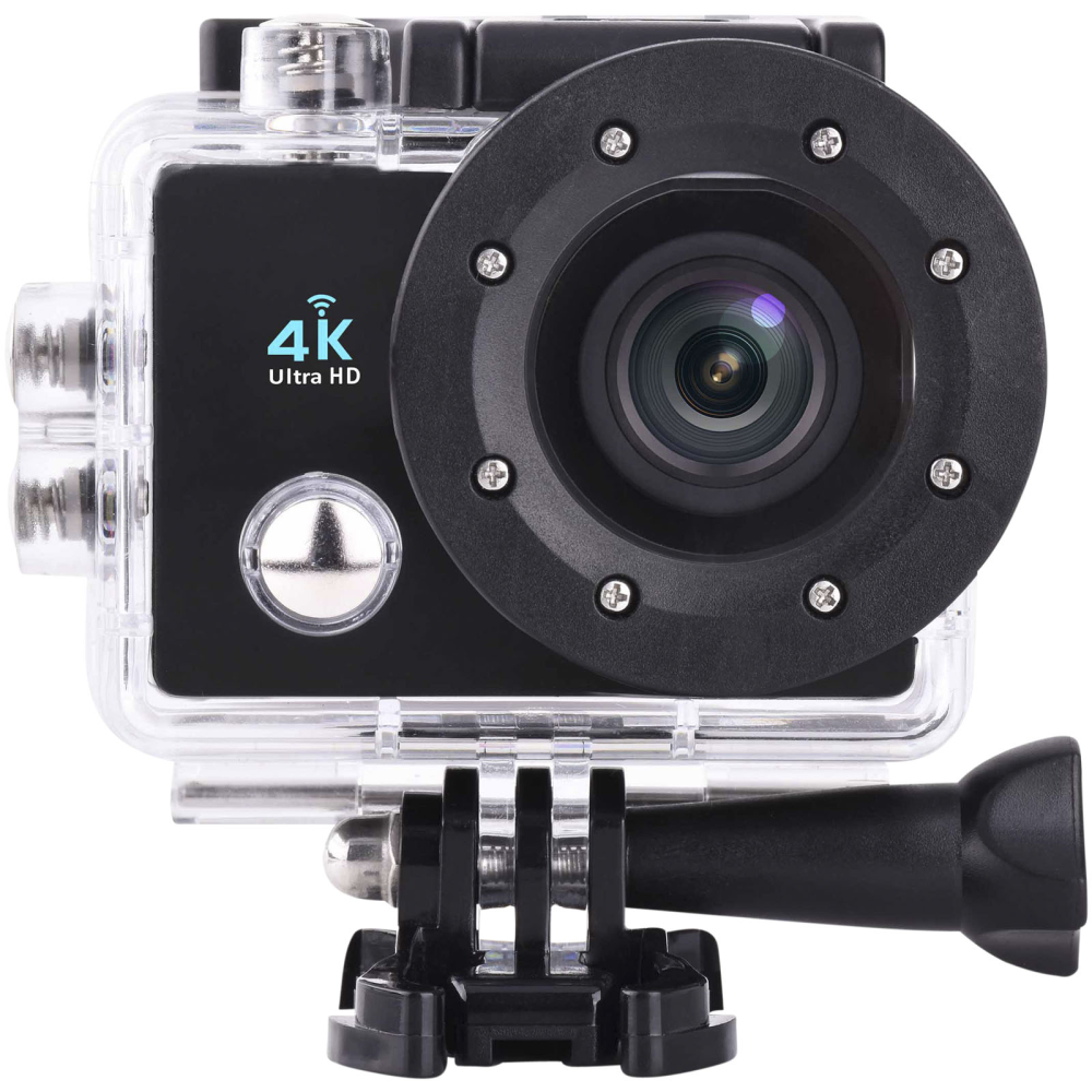 Videocamera d'azione resistente all'acqua 4K con accessori - Calcinate