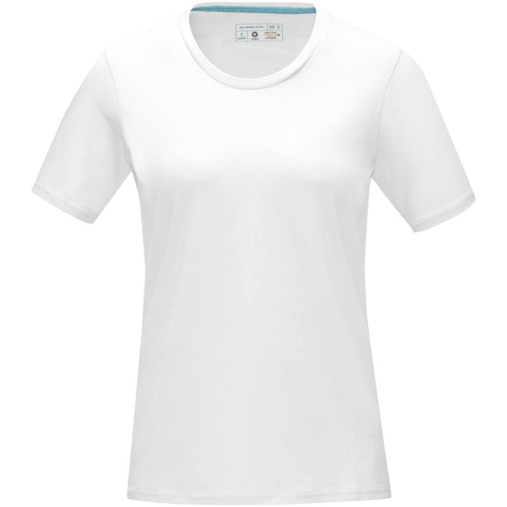 Women's GOTS Organic Short Sleeve T-Shirt in Azurite - Carmarthen