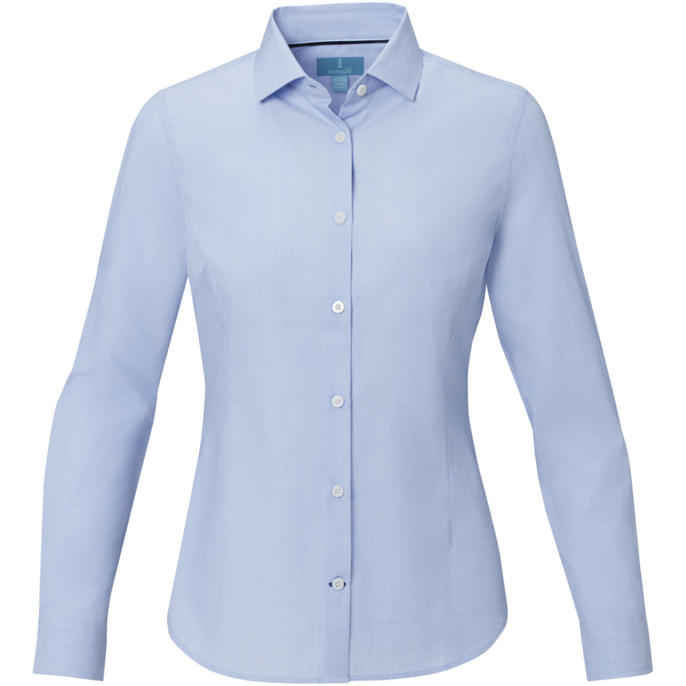 Women's GOTS Certified Organic Long Sleeve Shirt in Cuprite - Gravesend