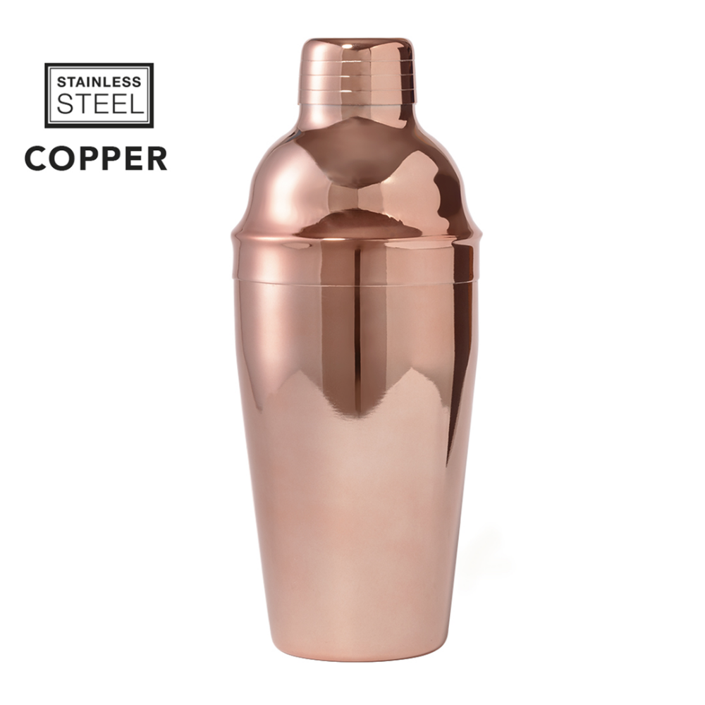 Cocktail Shaker coated with galvanized copper made of stainless steel - Nibthwaite