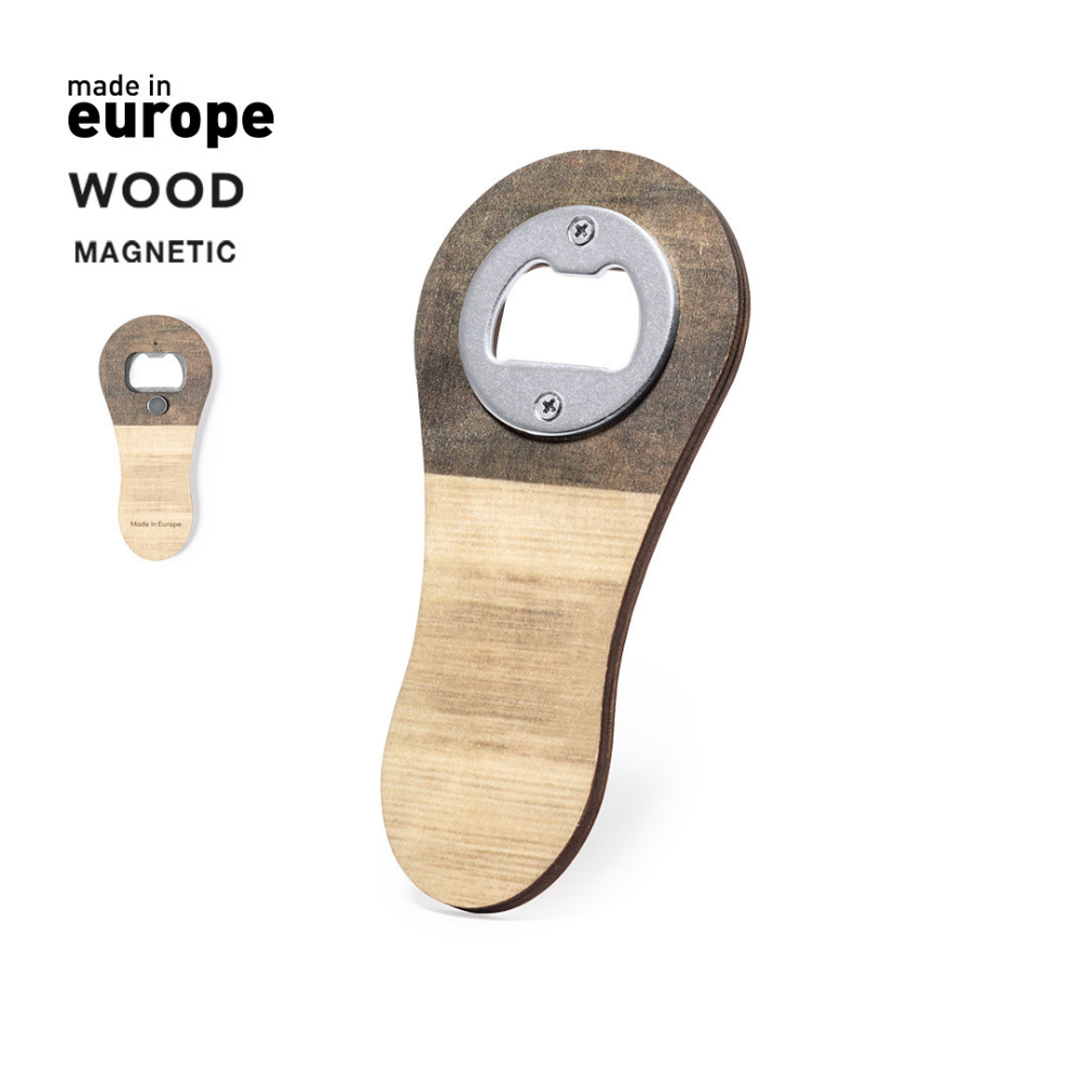 Apriporta magnetico in legno naturale bicolor - Borgo San Giovanni