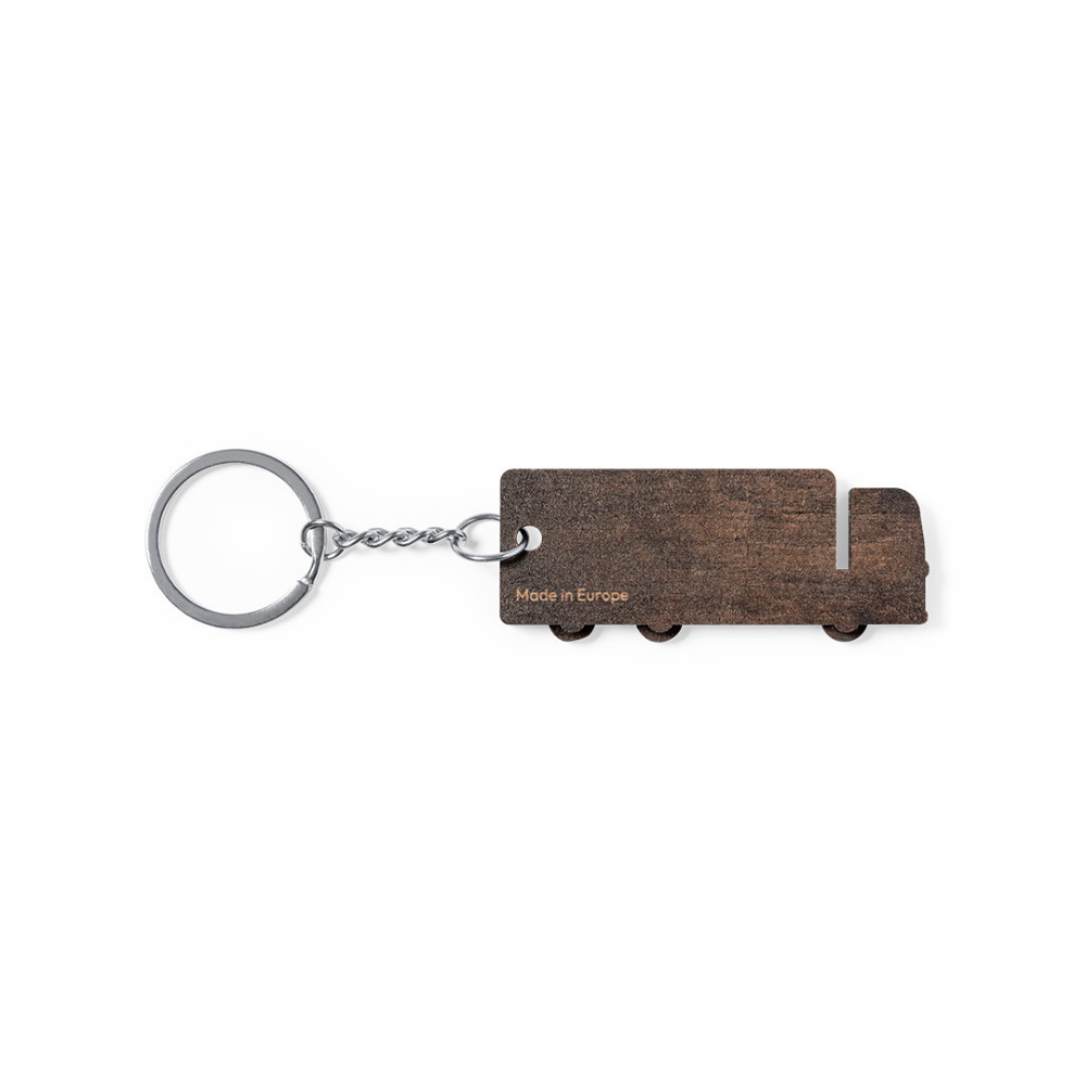 Wooden Truck Design Keychain - Liskeard