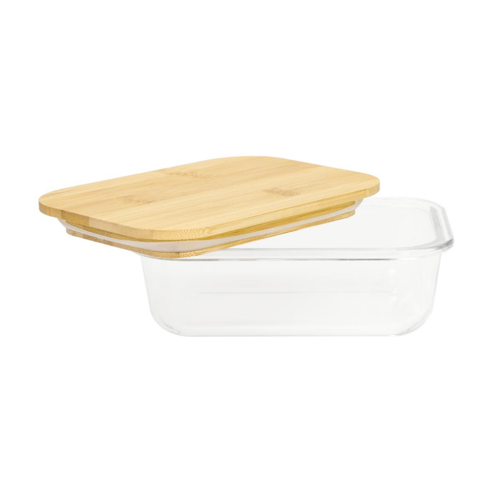 Borosilicate Glass Container with Bamboo Lid - Wisbech
