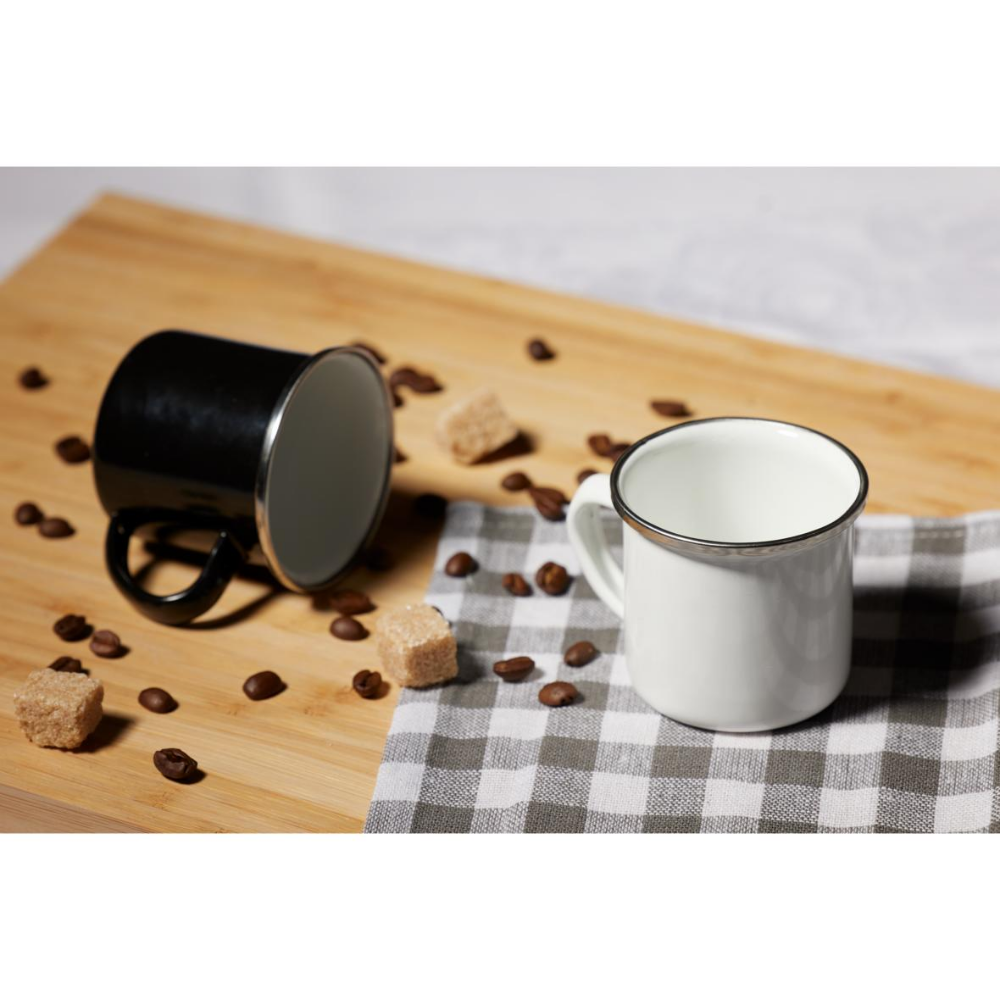 Retro Steel Espresso Coffee Mug - Bervie