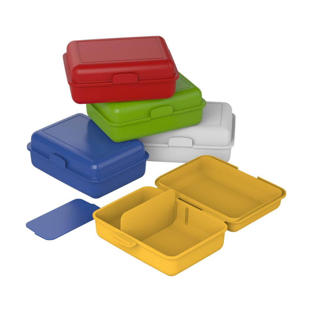 Stylish Lunch Box with Click-On Closure and Divider - Grantham