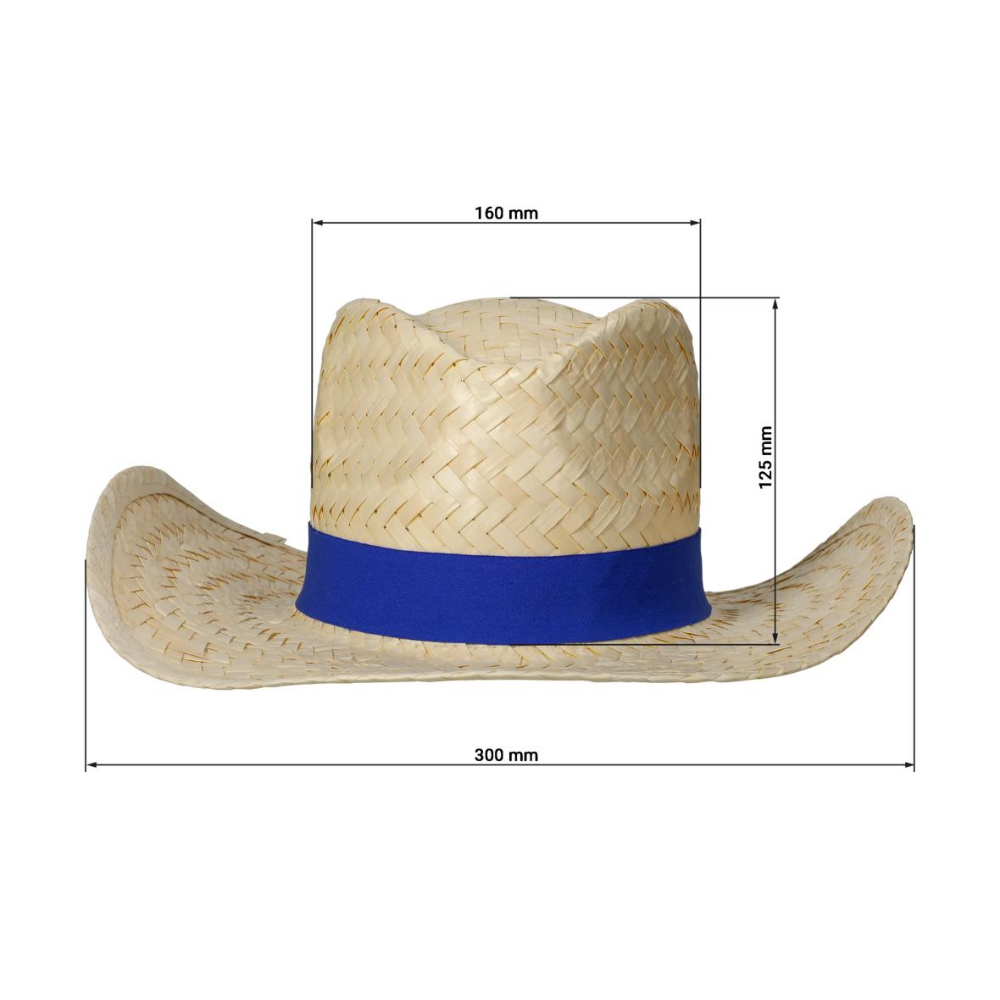 Cappello da Cowboy in Paglia con Bandana - Pescia