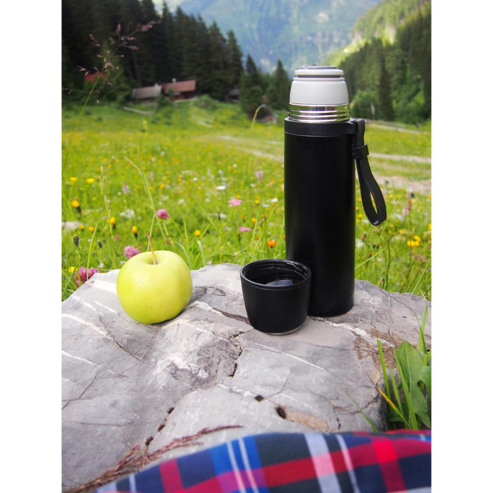 Double-Walled Vacuum Bottle with Integrated Drinking Cup - Eccleston