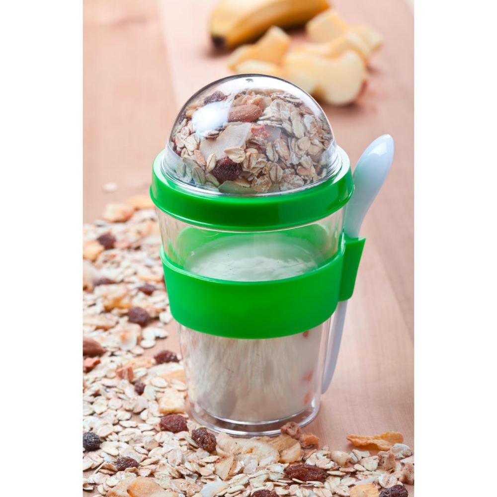 Portable Breakfast Beaker with Spoon - Market Rasen