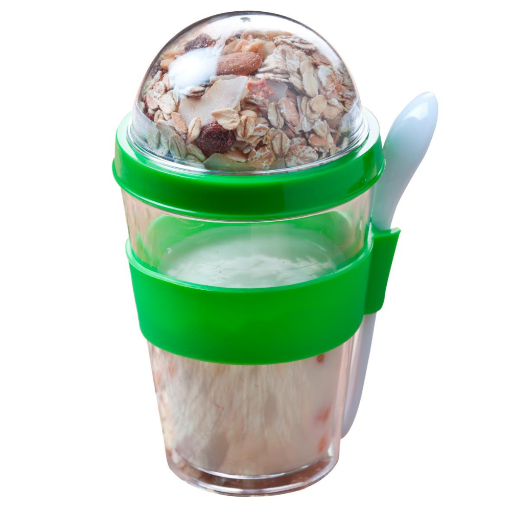 Portable Breakfast Beaker with Spoon - Market Rasen